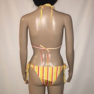 Swim New Sexy Striped Triangle String Bikini Set Poshmark